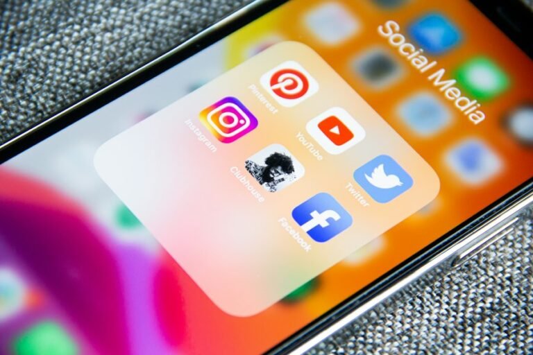 Social media and Meta Ads campaign on a phone